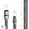 Flextron Gas Line Hose 1/2'' O.D.x30'' Length 1/2" FIPx3/8" MIP Fittings, Stainless Steel Flexible Connector FTGC-SS38-30F - alternate 3